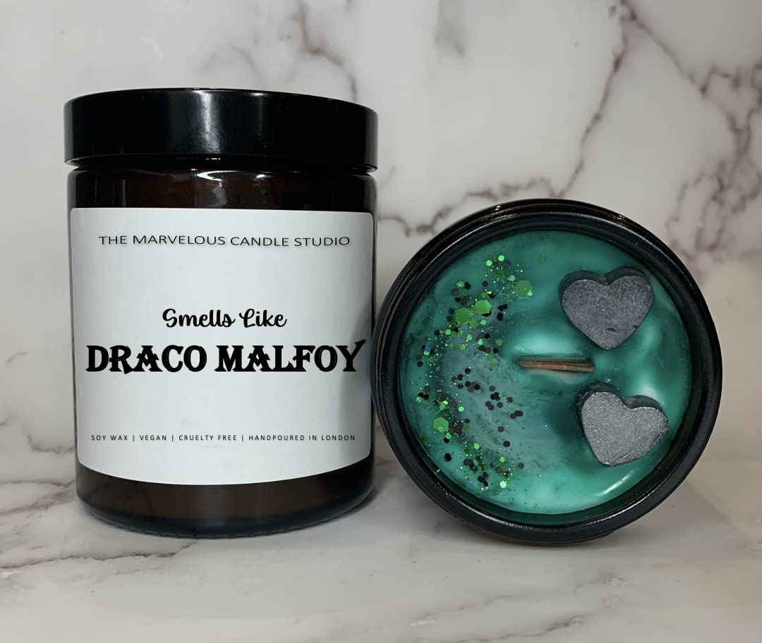 Smells Like Draco Malfoy Candles Harry Potter Candles Slytherin Birthday Gift Ideas For Her