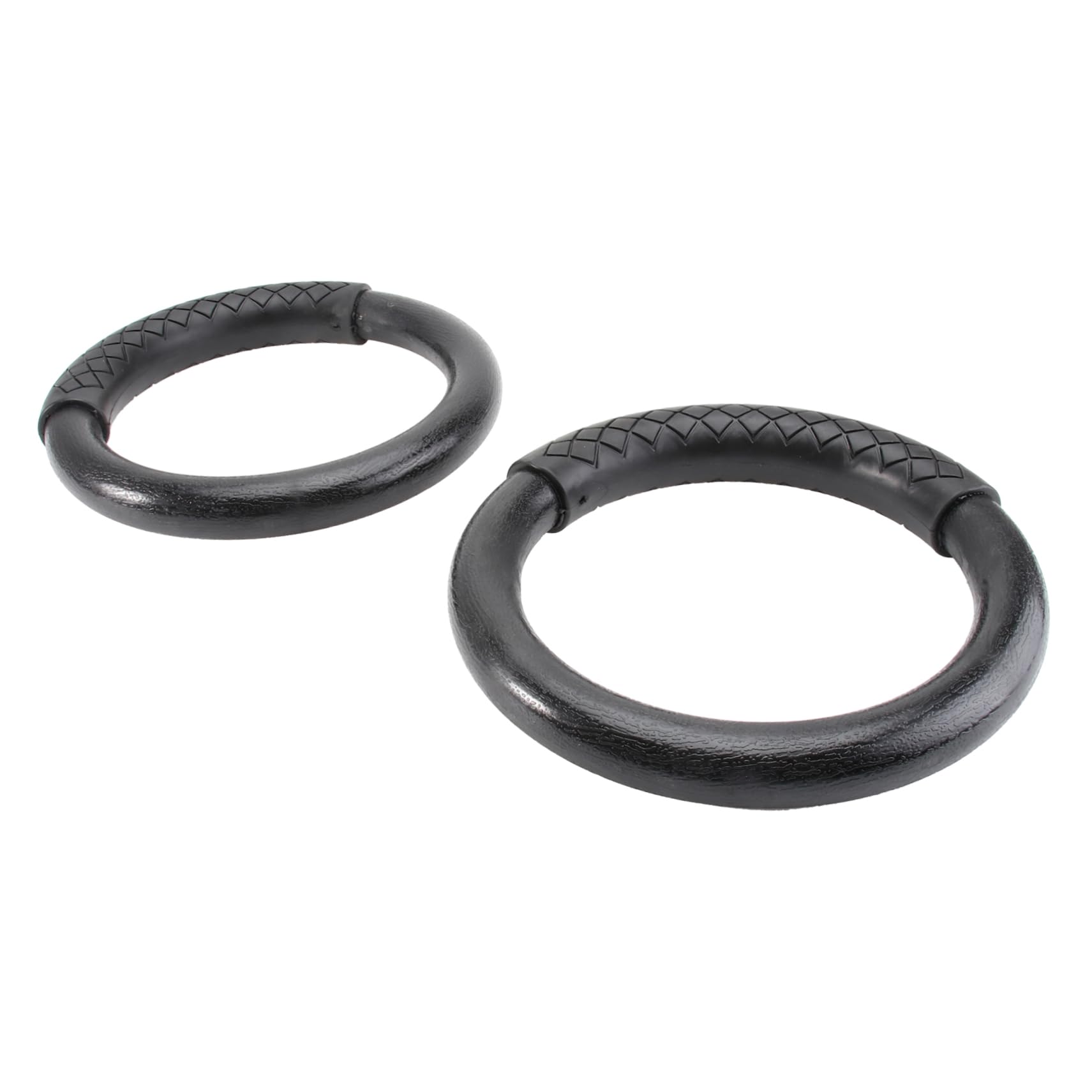GALPADA 1Pair Abs Fitness Rings for Home Workouts Durable Exercise Rings for Muscle Training and Posture Correction for Full Body Strength and Therapy Use Black