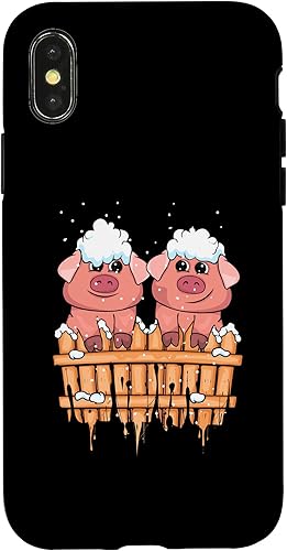 Miniatura 7 de iPhone 12 mini lindo cerdos amante mujeres invierno nieve cerdo Navidad cerdo caso