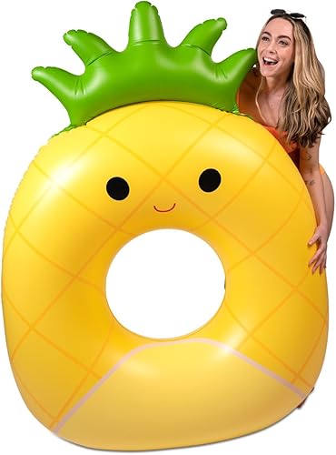 Miniatura 6 de BigMouth x Squishmallows - Flotador inflable original para piscina, anillo de natación para adultos y niños, suministros para fiestas en la piscina