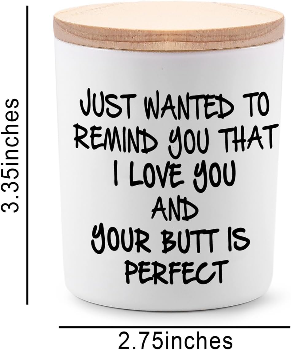 BFJLIFE Gifts for Her Funny Romantic Unique I Love You Valentines Day Anniversary Christmas Birthday Gifts for Women Girlfriend Wife Lavender Scented Soy Candles - Image 4
