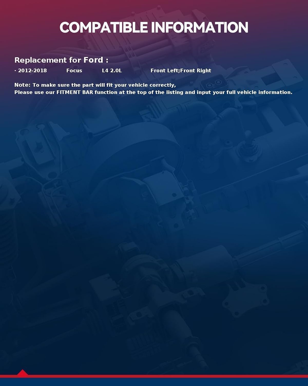 KAX 2PCS Front Steering Knuckle & Wheel Bearing Hub Assembly Fit for Ford Focus 2012-2018 2.0L, Passenger and Driver Side Replaces BR935005LK BR935006LK