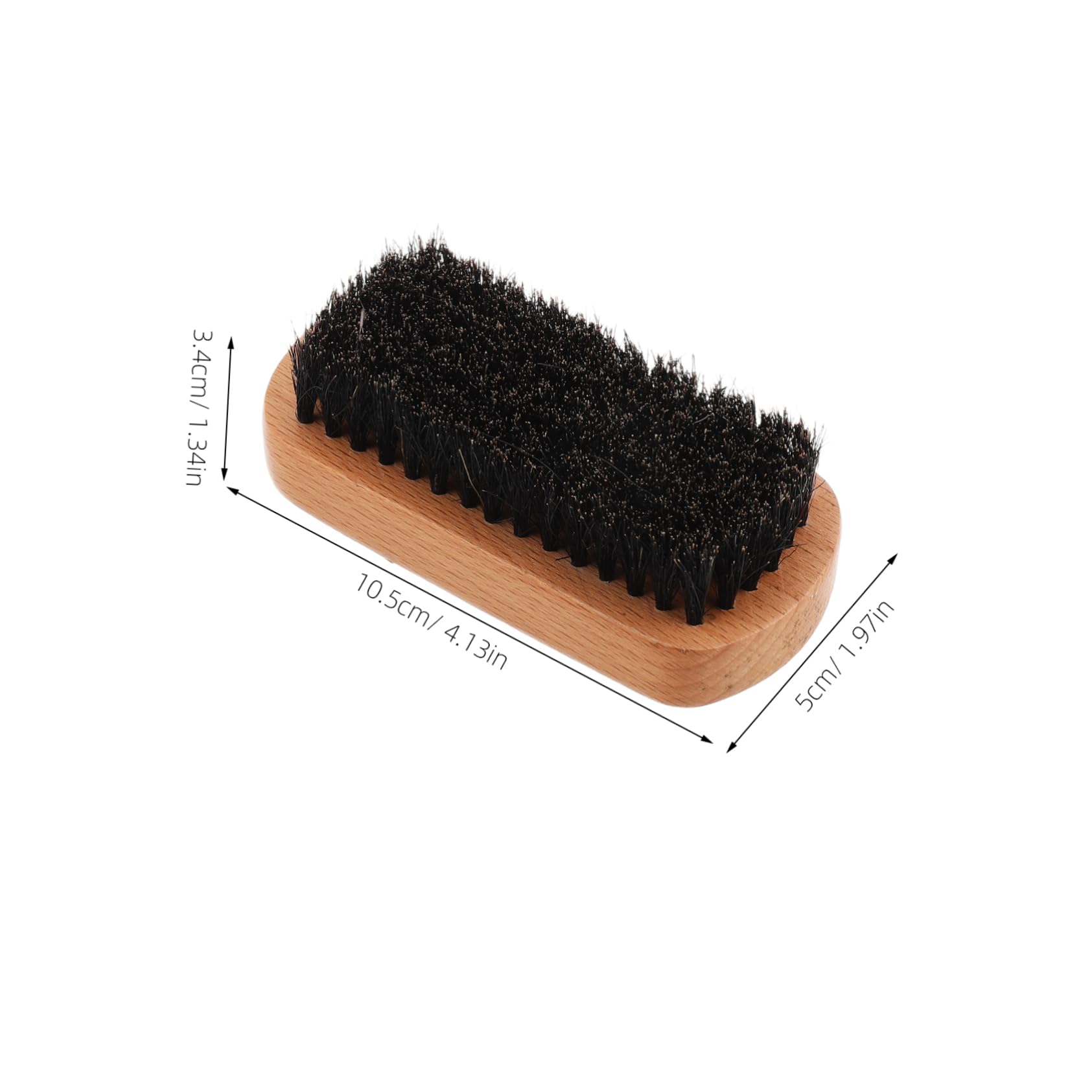ARTSEWPLY 2pcs Beard Brush Facial Hairbrush Beard Grooming Tool Hair Smoothing Brush Shoe Brush Cleaning Comb Beard Comb for Men Beard Comb Cleaning Beard Cleaning Brush Beech Light Brown
