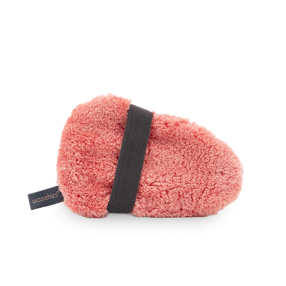 Waschies "pureFeminine", set da 2 pezzi, pulizia delicata per pelli sensibili nelle zone intime, pH neutro e ipoallergenico, lavabile, riutilizzabile e sostenibile