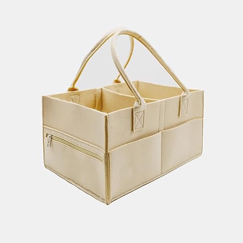 Miniatura 8 de Runsabay Organizador de pañales para bebés cesta de almacenamiento portátil para guardería cesta de almacenamiento para cambiador de mesa y