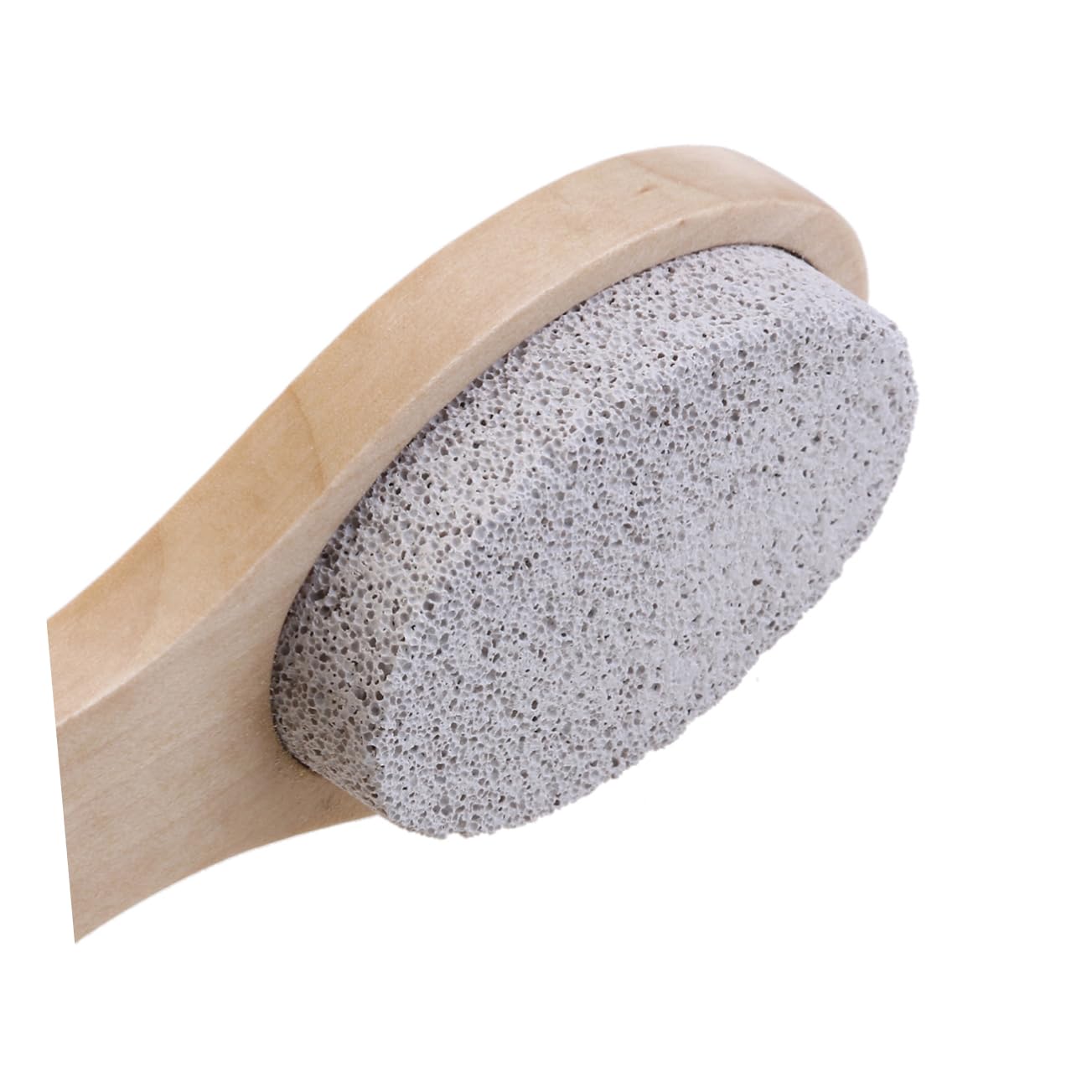 Outanaya 4-in-1 Foot File Nail Brush Reducer Pumice Stone Wood Pumice Bristle Steel Foot Exfoliating Brush for Healthy Skin