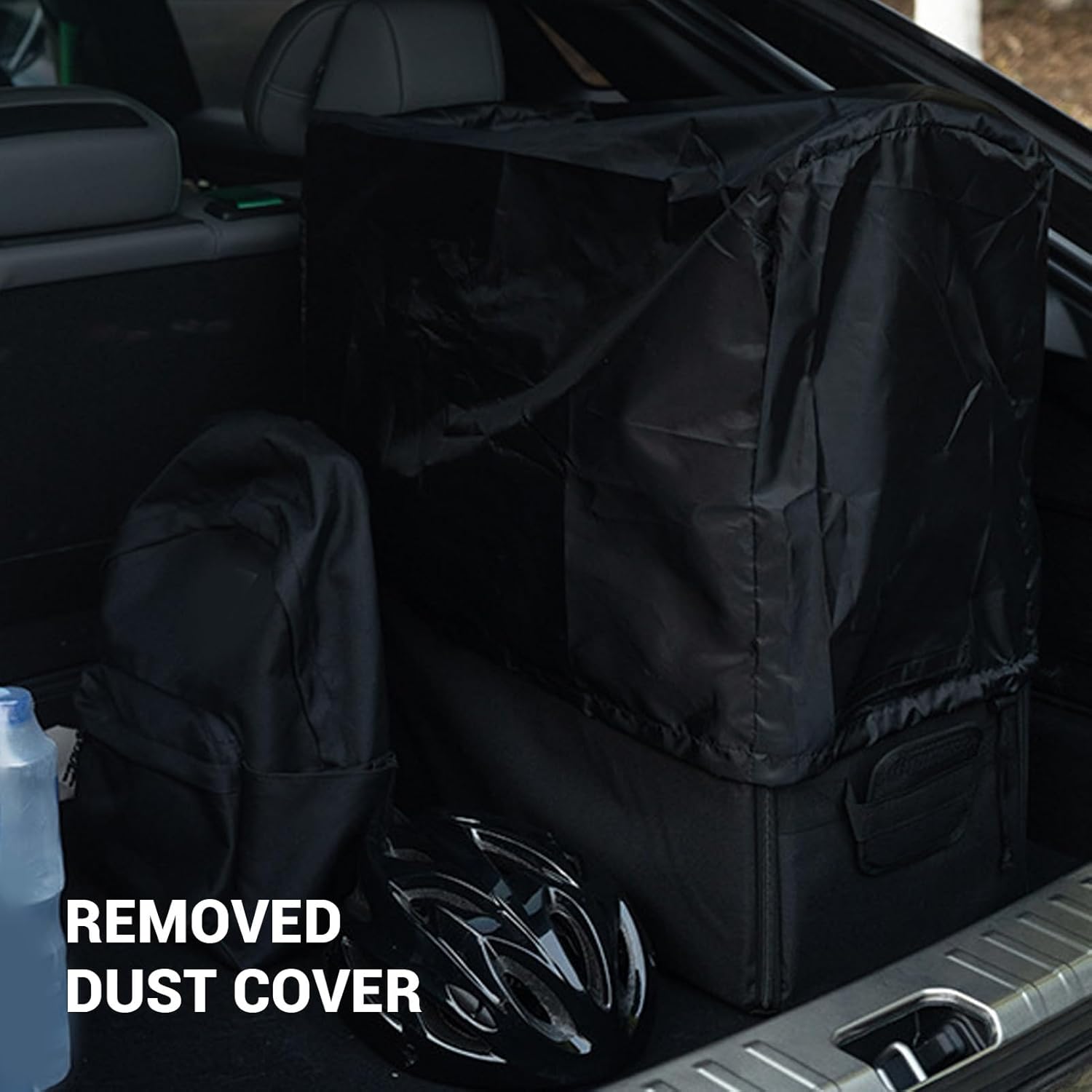 Pilipane Folding Bike Carry Case Travel Bag Transport Case Storage Box with Removable Dust Cover for Oxford Fabric Car Use