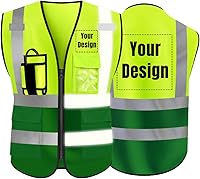 Vista 28 de YOWESHOP El chaleco reflectante de la seguridad de la alta visibilidad modifica el uniforme al aire libre del trabajo