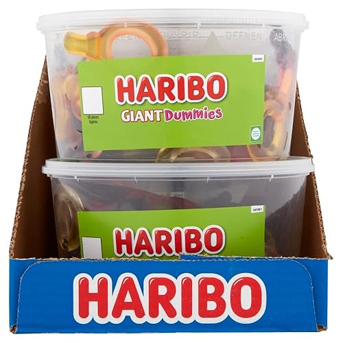 HARIBO GIANT DUMMIES - Fruit - 816 g (Pack of 4)