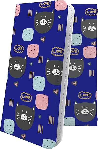 Amazon Co Jp スマートフォンケース かんたんスマホ2 A001kc 互換 ケース 手帳型 ねこ 猫 猫柄 にゃー 黒猫 ぶた 豚 クロネコ 黒猫 簡単スマホ２ 女の子 女子 女性 レディース A001kc キャラクター キャラ キャラケース 家電 カメラ