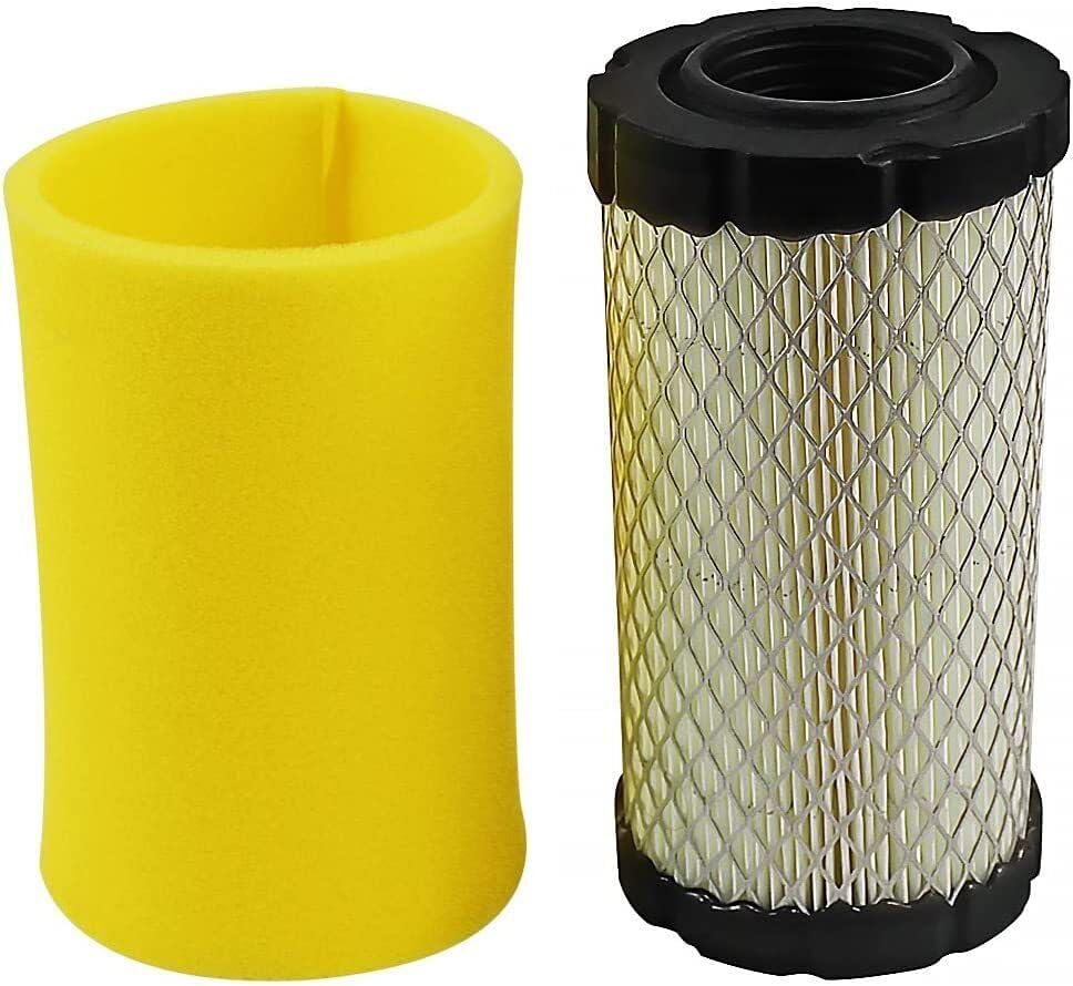 Compatible avec le filtre à air 2-PACK 793569 793685 pour tracteur à gazon John Dee LA125 D120 GY21055 MIU11511 BS moteur 20-21HP