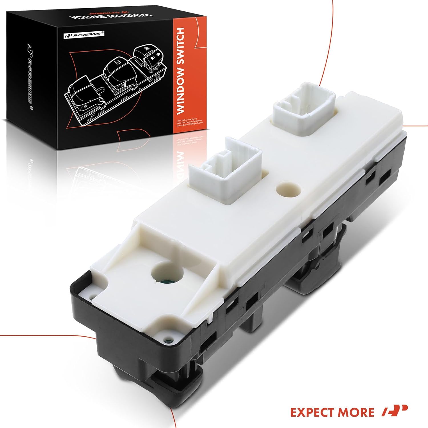 A-Premium Front Driver Side Master Power Window Switch Compatible with Chevrolet Colorado & GMC Canyon 2004-2012 & Isuzu i-280, i-350 2006, i-290, i-370 2007 2008, Replace# 25779766, 8257797660