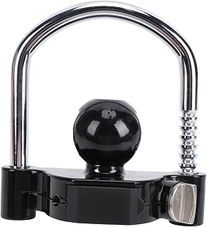 Universal Coupler Trailer Hitch Locks, Adjustable Heavy Duty Trailer Coupler Ball Lock for 1-7/8in 2in 2-5/16in, 4 Digit Password Design Anti Theft Universal Hitch