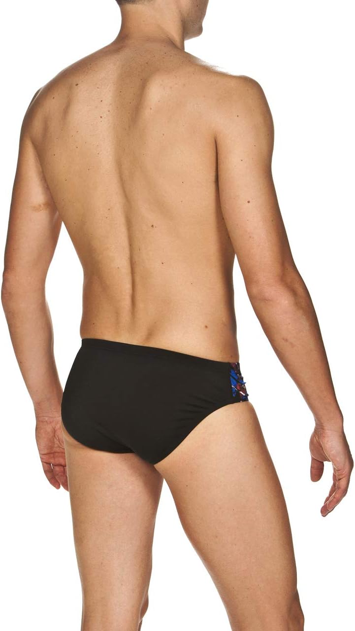 ARENA Men's Previous Season Print 3-inch Brief Athletic Training Swimsuit