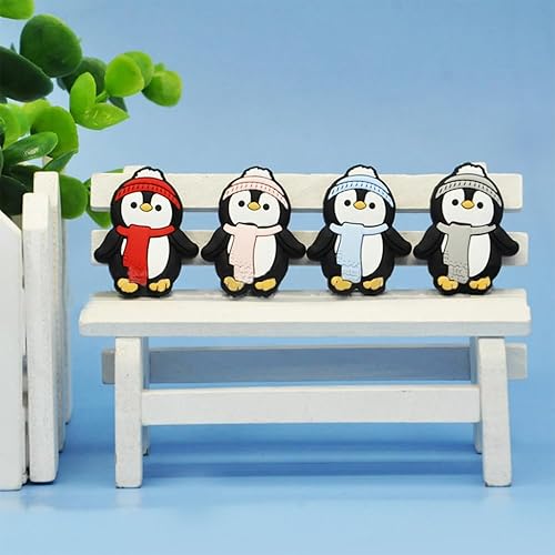 Vista 14 de 16 cuentas de lazo de silicona, cuentas focales cortadas en forma de lazo, cuentas focales para hacer llaveros y pulseras de bricolaje para hacer