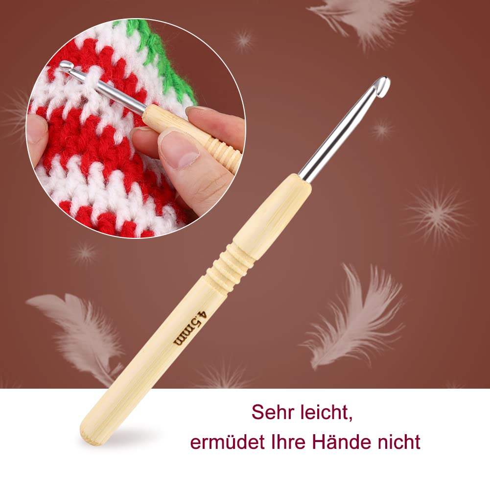 Set Uncinetti Sottili 4 Pezzi - 0.5mm, 0.75mm, 1.0mm, 1.25mm - Con Manico Ergonomico Per Pizzo - Foto 9