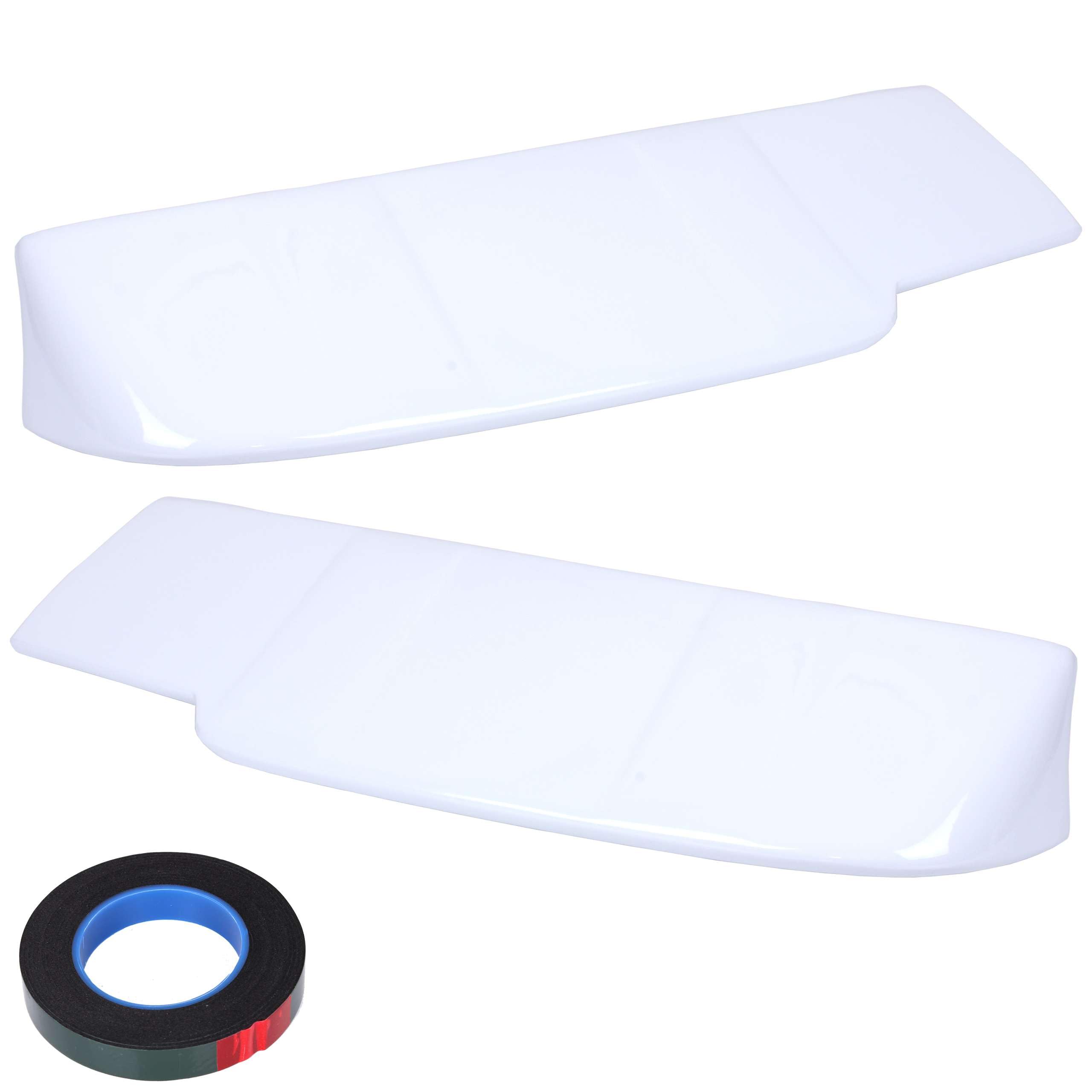 INLY Heckspoiler Heckflügel Hecklippe Dachspoiler Frozen White Lackiert kompatibel mit Transit Tourneo Custom (2013-2024)