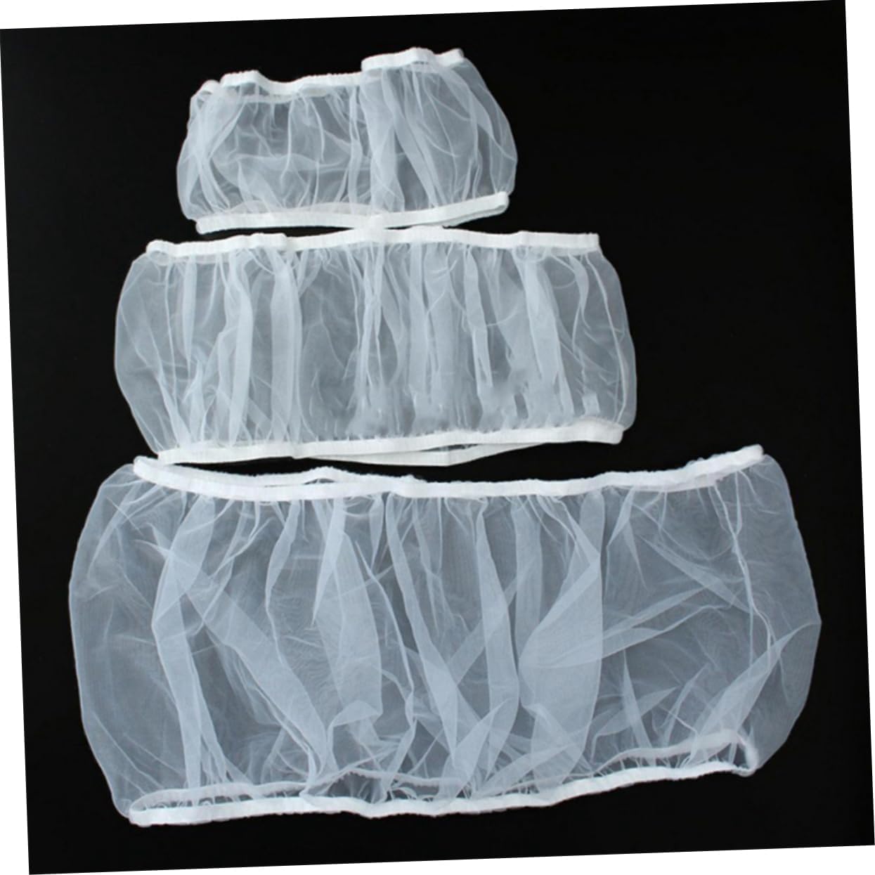 BESPORTBLE Pet Products Mesh Bird Net Cover for Bird Cage Large White Cage Skirt Cover