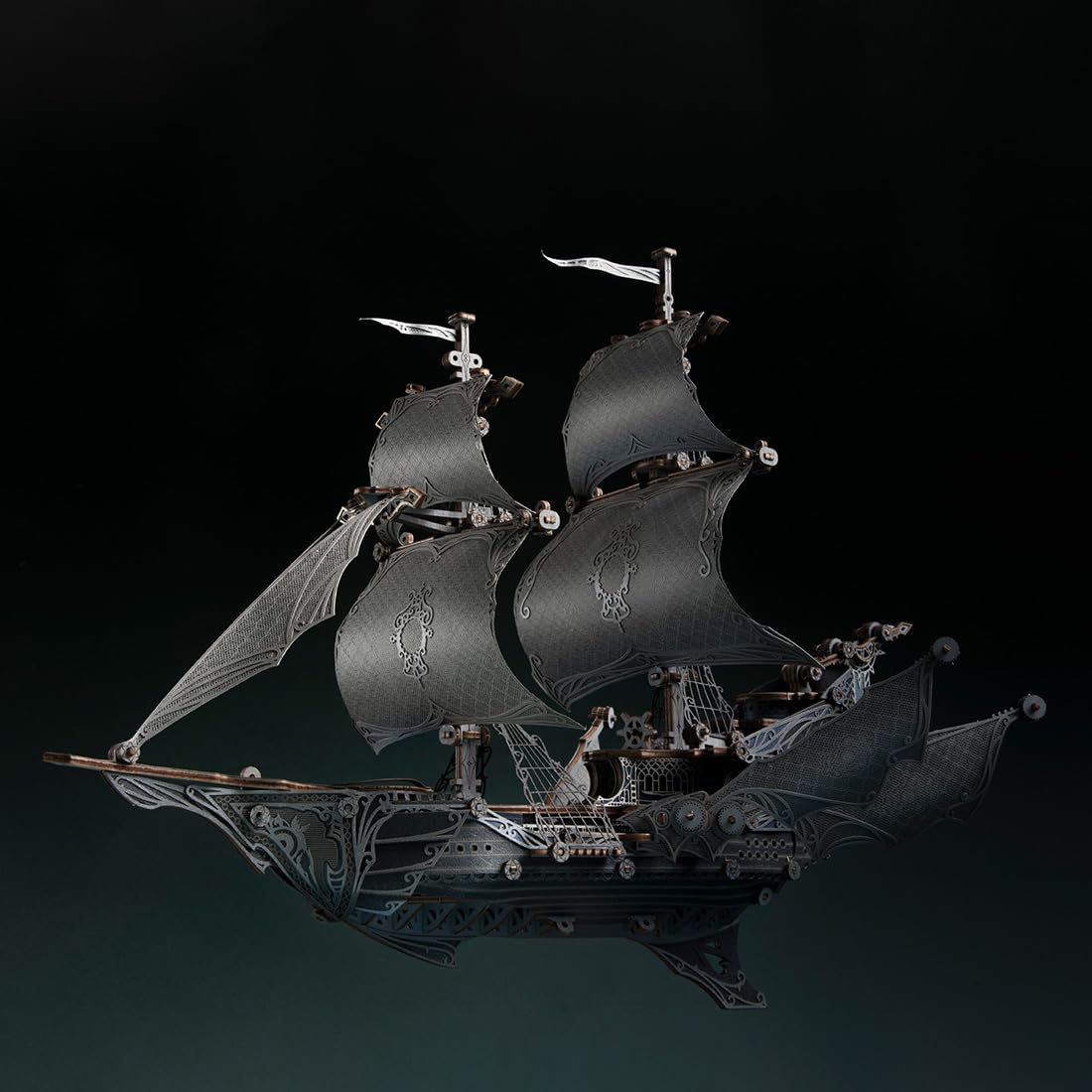 Puzzle in legno 3D, elfo vittoriano, nave a vela, pirati, decorazione, regalo per adulti (nave elfa)