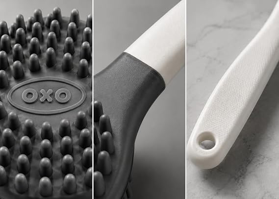 Silikon Sırt Fırçası – Uzun Saplı Banyo ve Duş Fırçası, Çift Taraflı Vücut Masaj ve Temizlik Fırçası, Ergonomik Tasarım, Hızlı Kuruyan