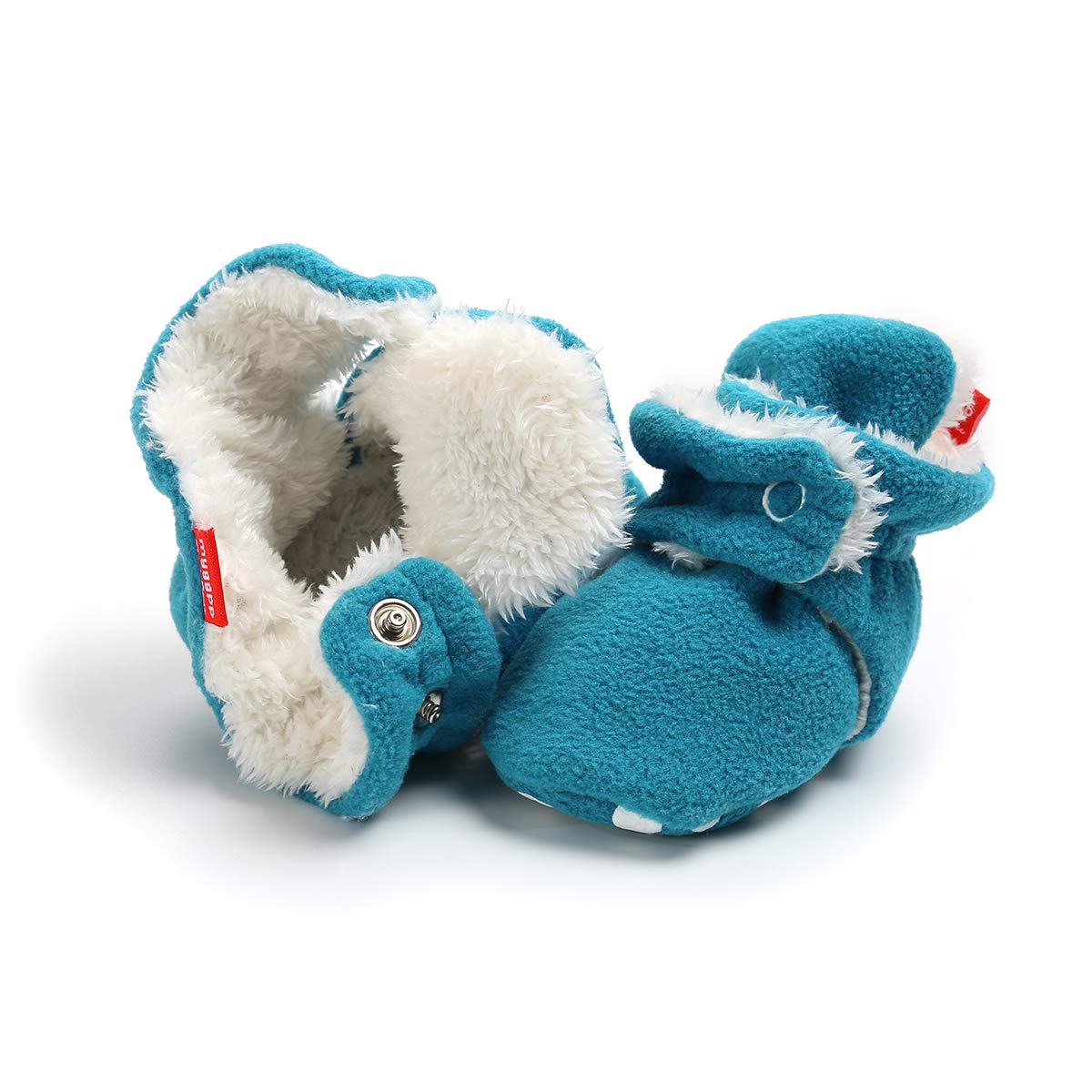 TMEOG Baby Booties Slippers Infant Boots Newborn First Walking Shoes Baby Winter Sock Crib Shoes for Boys Girls 0-6 Months — view 2