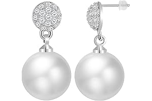 Luminous Pearl Drop Earrings: A Timeless Adornment