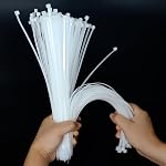 1000pcs Small Zip Ties Black, 4 inch /100mm, Self-Locking Nylon Plastic Cable Ties, Mini Zip Ties for Wires Cord Cable Management