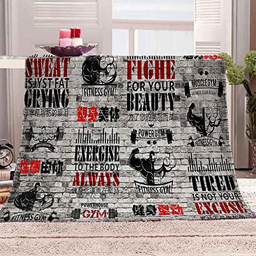Couverture polaire flanelle microfibre 150x200cm avec impression 3D