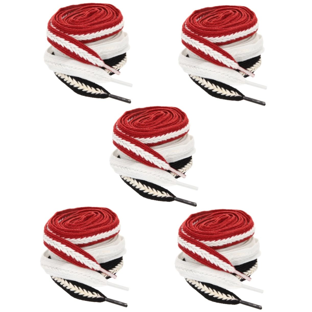 15pares Flat Wide Shoe Lace Replacement for Sneakers Casual Shoes and Boots and Stylish