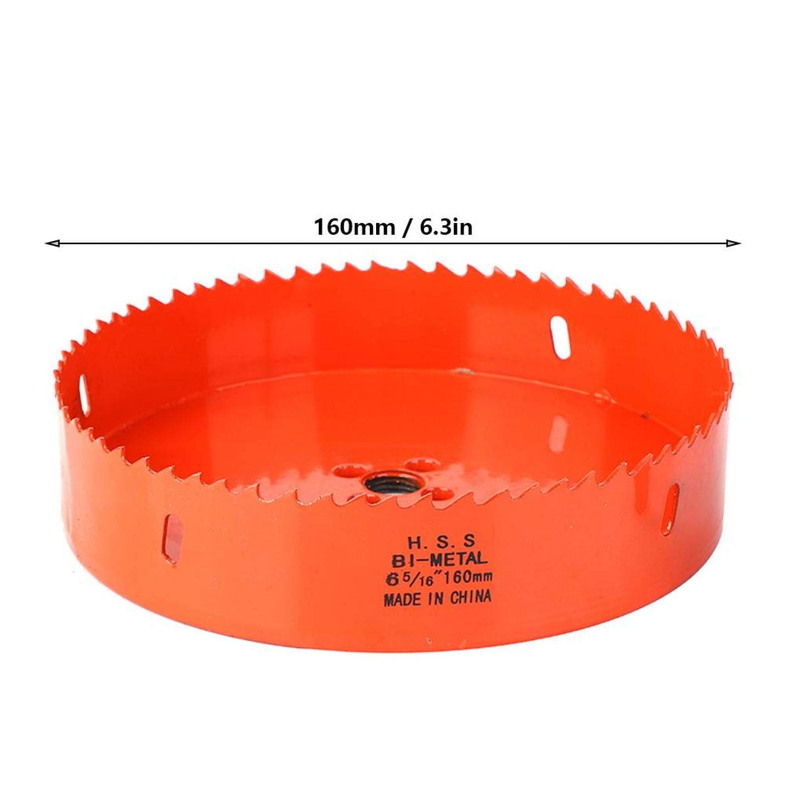 Metalowe otwornice do drewna Bit Tooth Heavy Duty 4 otwornica z trzpieniem do blachy z tworzywa sztucznego z drewna(160mm)