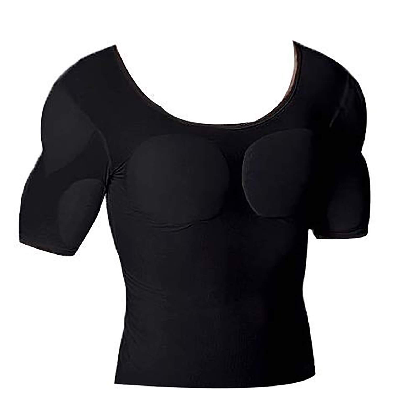 T-Shirt Simulation Muscle PAPIKOOL sous Chemise Costume Homme