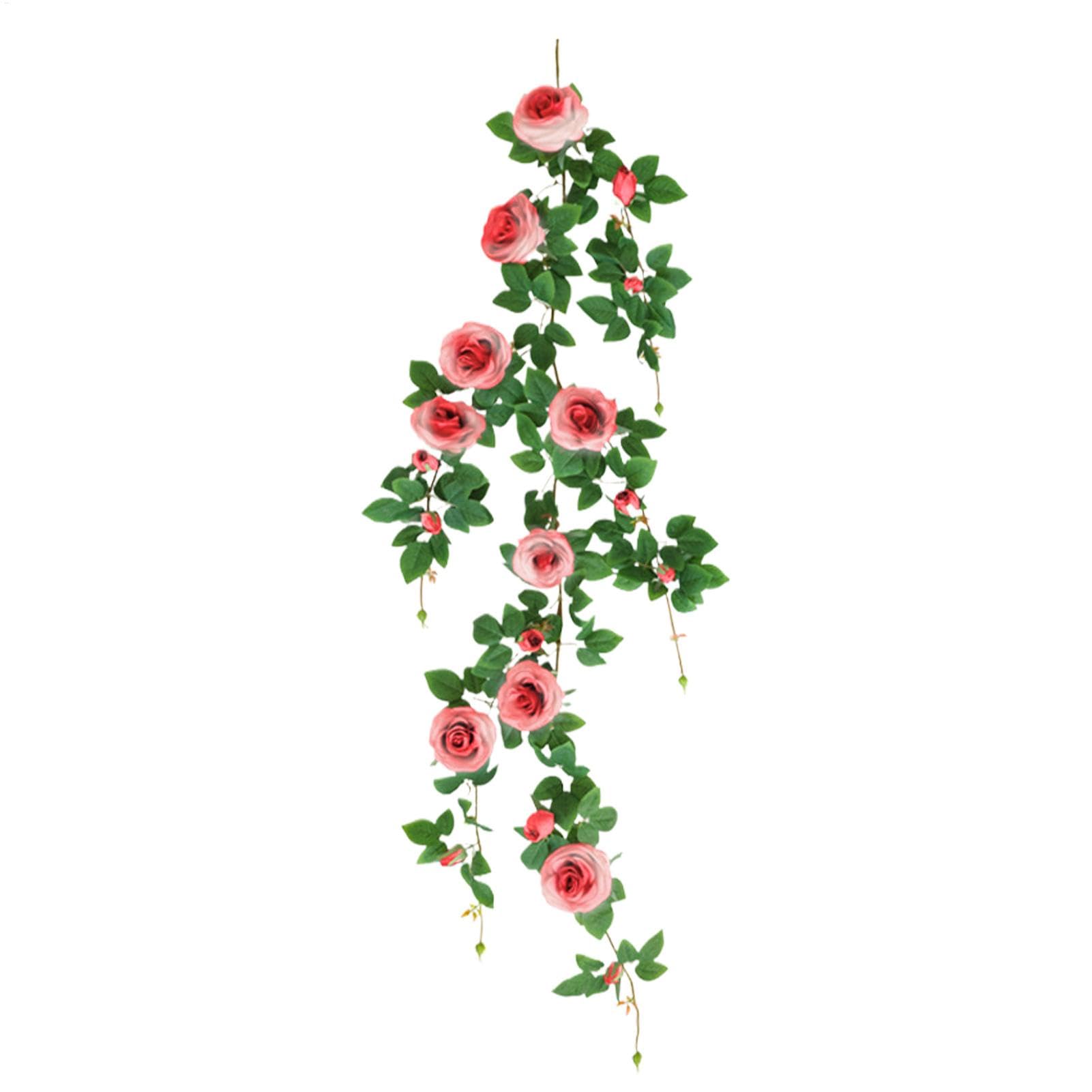 Décorations de guirlande de fleurs, guirlande de fleurs artificielles