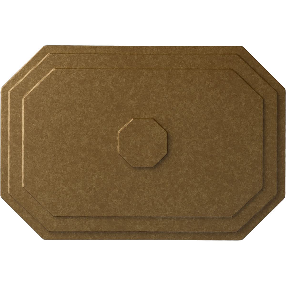 Ekena Millwork CM25FEPAS Felix Ceiling Medallion, Pale Gold, 25 1/4"W x 17 1/4"H x 1 3/4"P