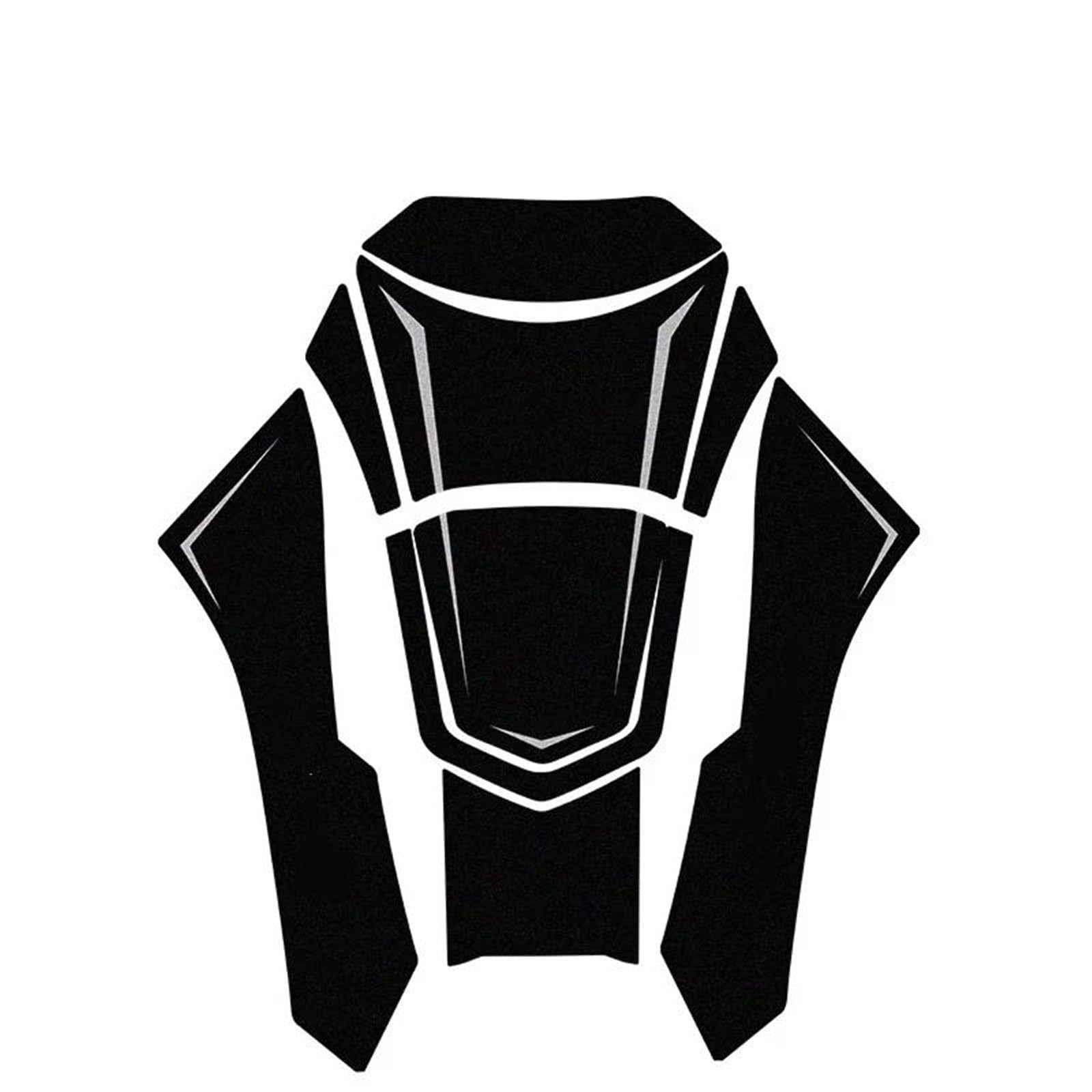 Motorcycle Body Fairing Decal Tank Pads Gas Knee Grip Traction Sticker Accessories for PCX160 Tank Sticker(Color3)