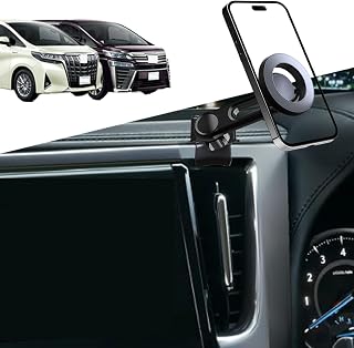 oricarmes 【延长臂・2026强磁力】ALPHARD 30系 VELLFIRE 30系 智能手机支架 磁铁 (9-10英寸导航适用)