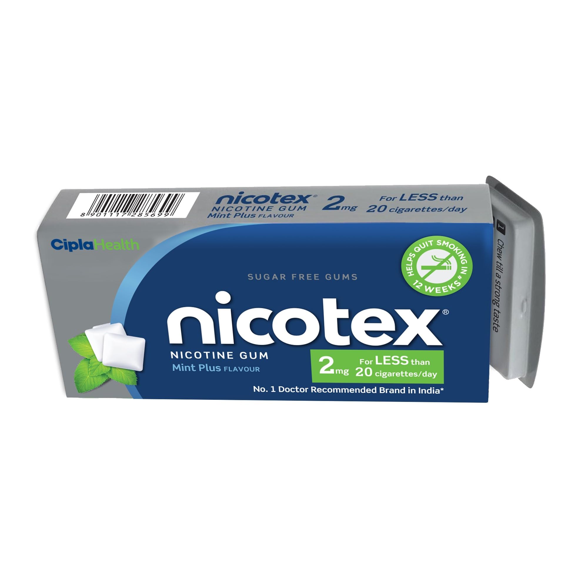 Nicotex Gums, 2mg, Mint Plus - Tin, 29 Gums