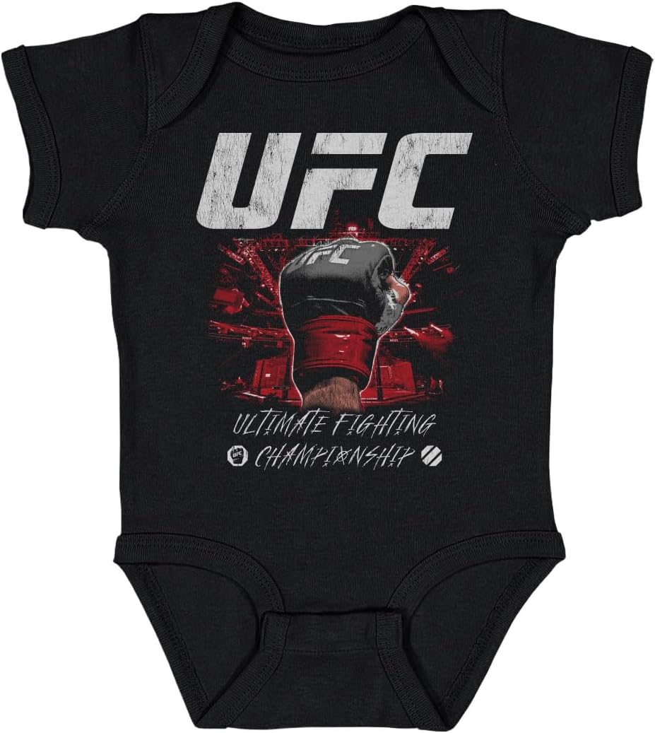 500 LEVEL UFC Baby Infant One-Piece Bodysuit (3 Months-24 Months) - UFC Grunge Fist