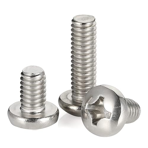 Miniatura 3 de 14-20 x 2-12" Tornillos Phillips de cabeza plana, rosca completa, acero inoxidable 304 (18-8), cantidad 15