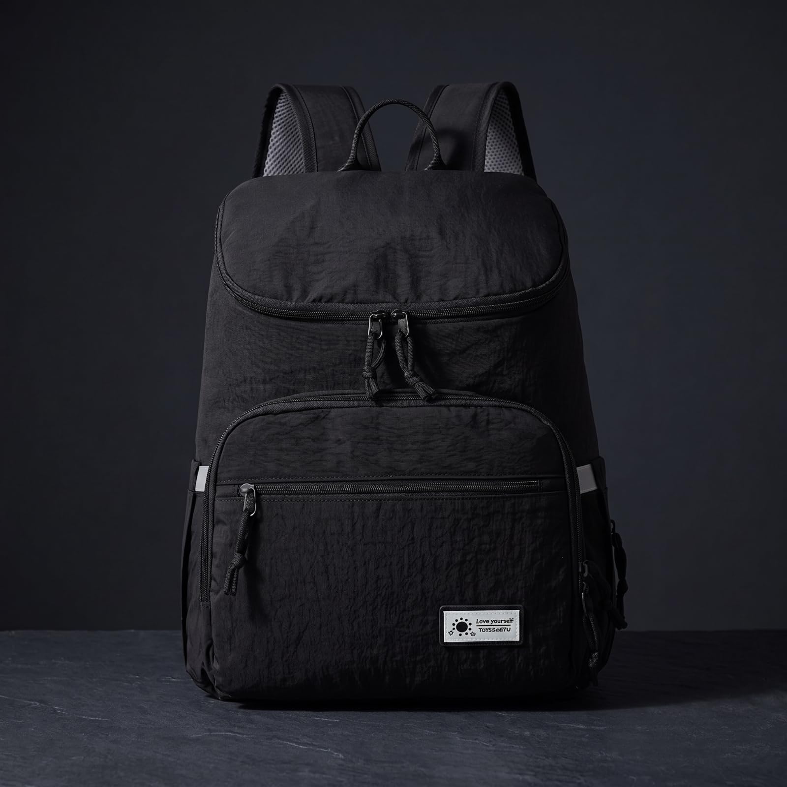 Gralara Zaino Fasciatoio Imbottito Borsa Fasciatoio Facile da Pulire Borsa con Tasche Laterali per Mamme, Array, Grigio Scuro