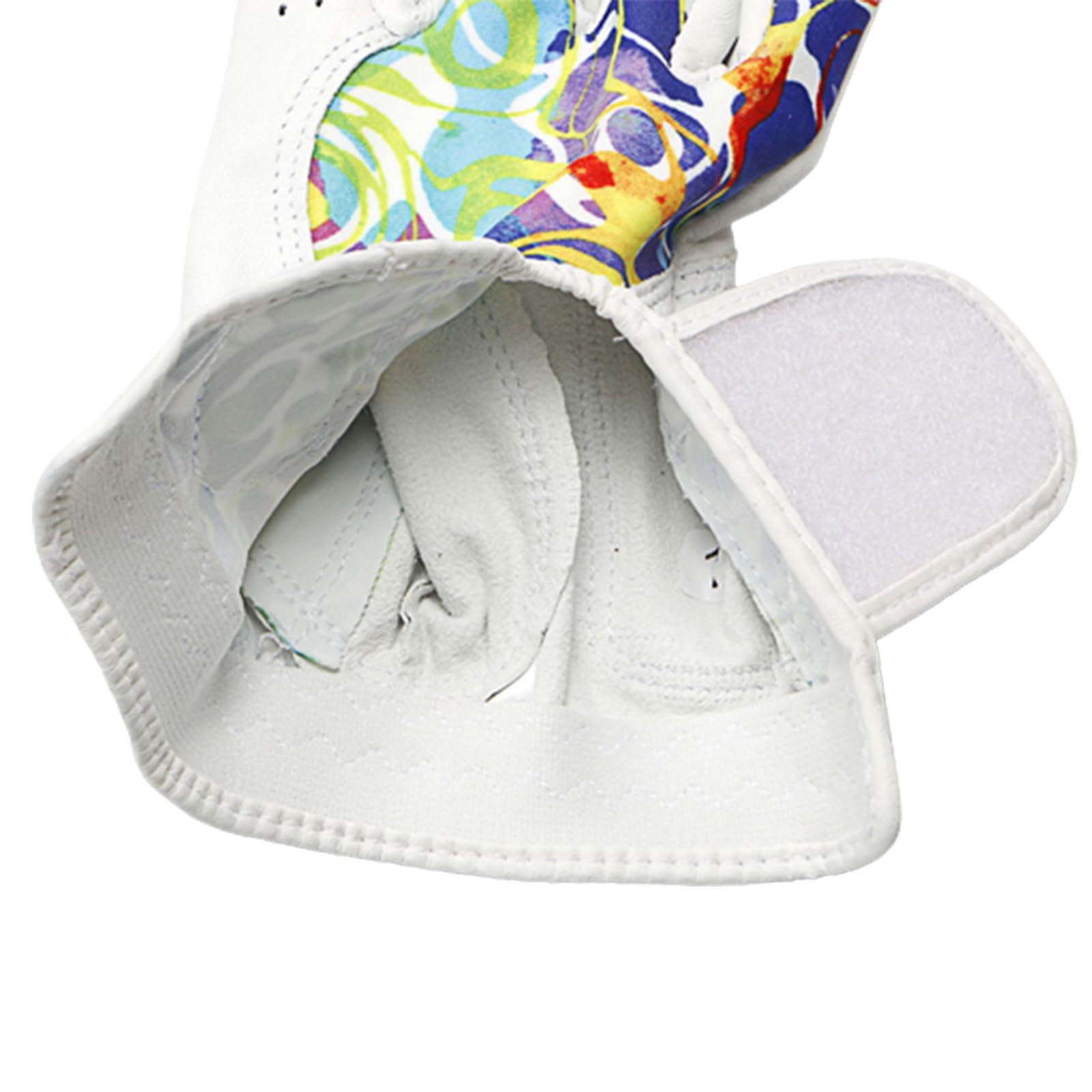 2 Paar Golfhandschuhe für Damen, Linke und Rechte Hand, Weiches, Atmungsaktives Leder, Phantomfarben, Golfhandschuhe für Damen, Zubehör,L(Length19cm)