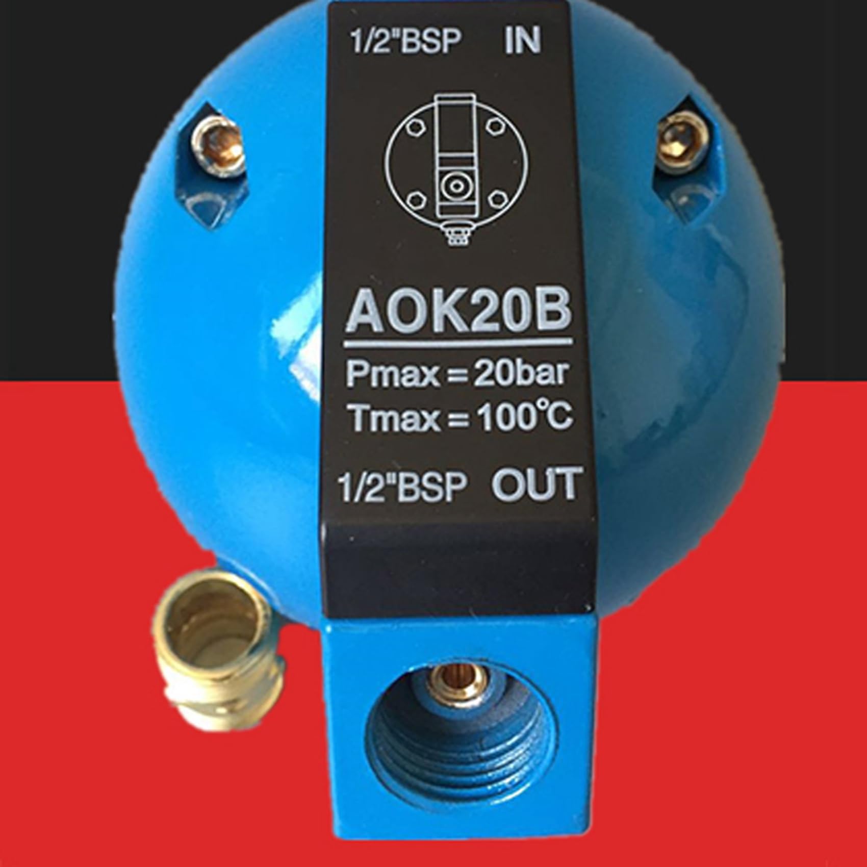 2X AOK20B Filtro de Drenaje Automático Compresor de Aire Válvula de Drenaje Automática Válvula de Drenaje de Bola