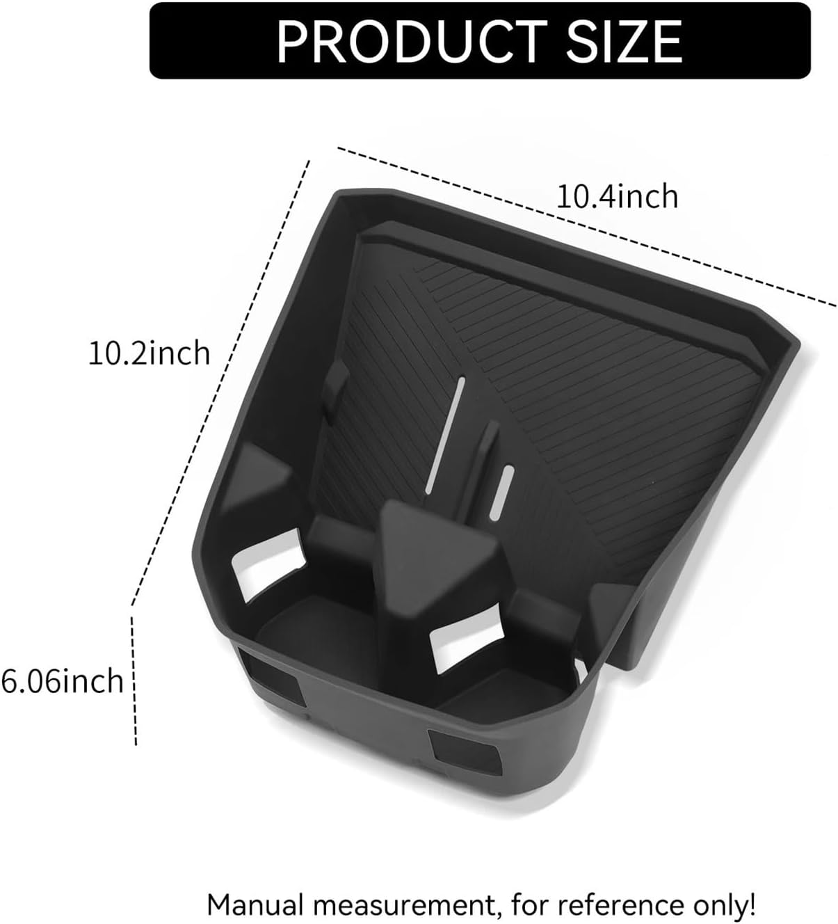 SMABEE X3 2025 Car Pad Silicone Wireless Charger -Dirt Pad Cup Holder Interior Accessories Black