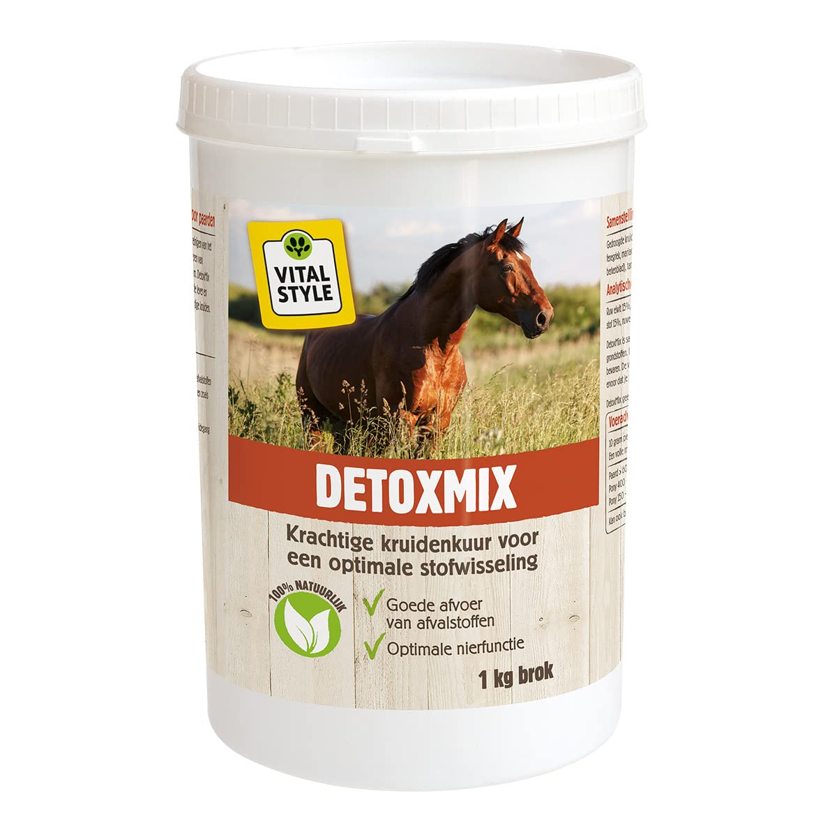Ecostyle Detoxmix 1Kg pour revitaliser les oiseaux fatigués et stimuler la ponte