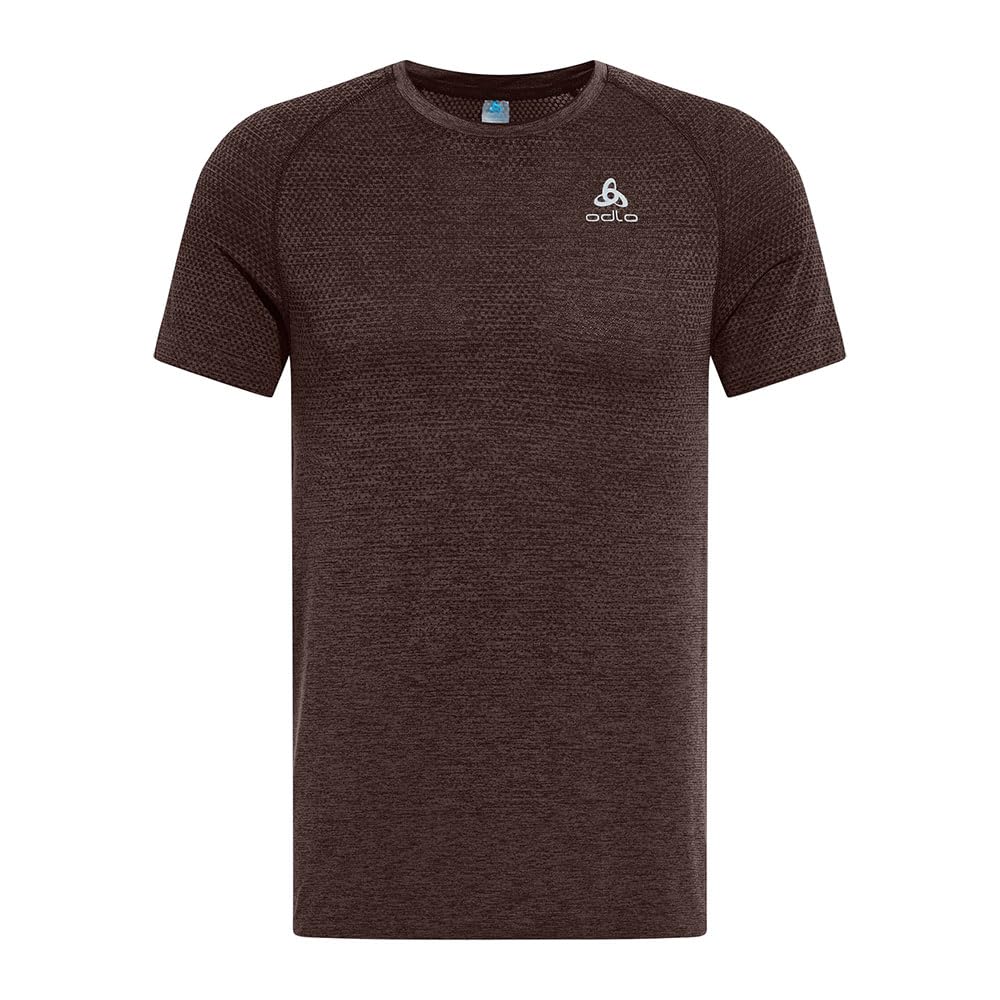 Odlo Herren Odlo Laufshirt Herren Kurzarm Essential Seamless I Sport Shirt Männer I Sport Oberteil I Fitness Shirt Shirt (1er Pack)