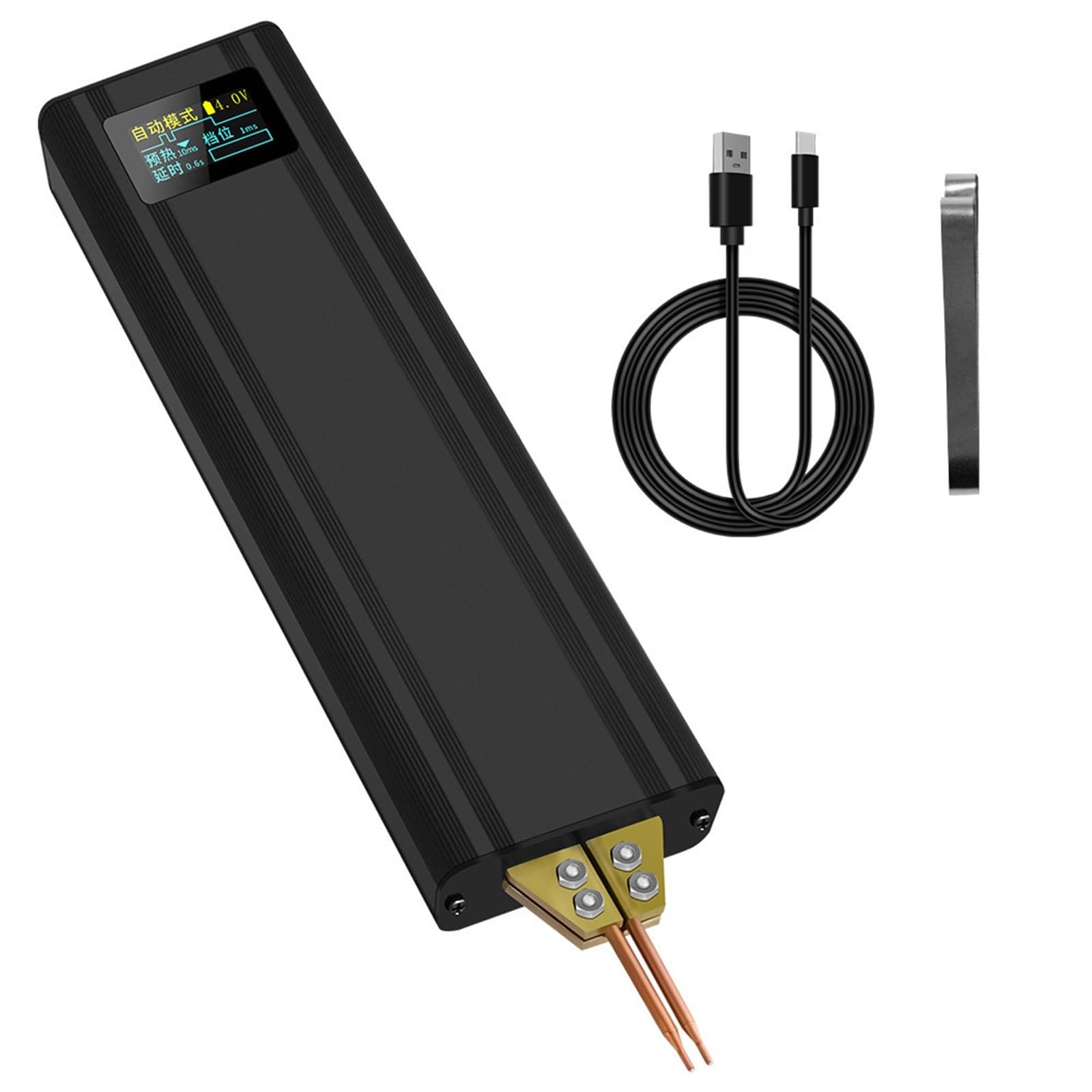 Mini Saldatore A Punti Portatile Con Display Digitale
