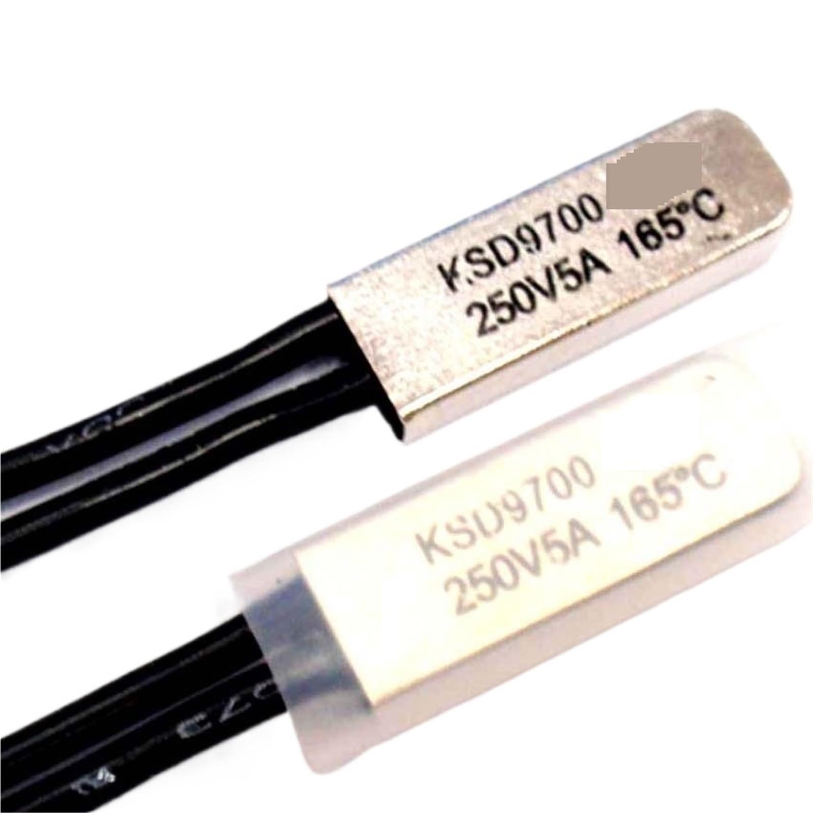 Npcyktslp Bimetal Type_open_60℃ 2Pcs Nc No Bimetal Temperature Sensor Switch Thermostat Ksd9700(10A,)