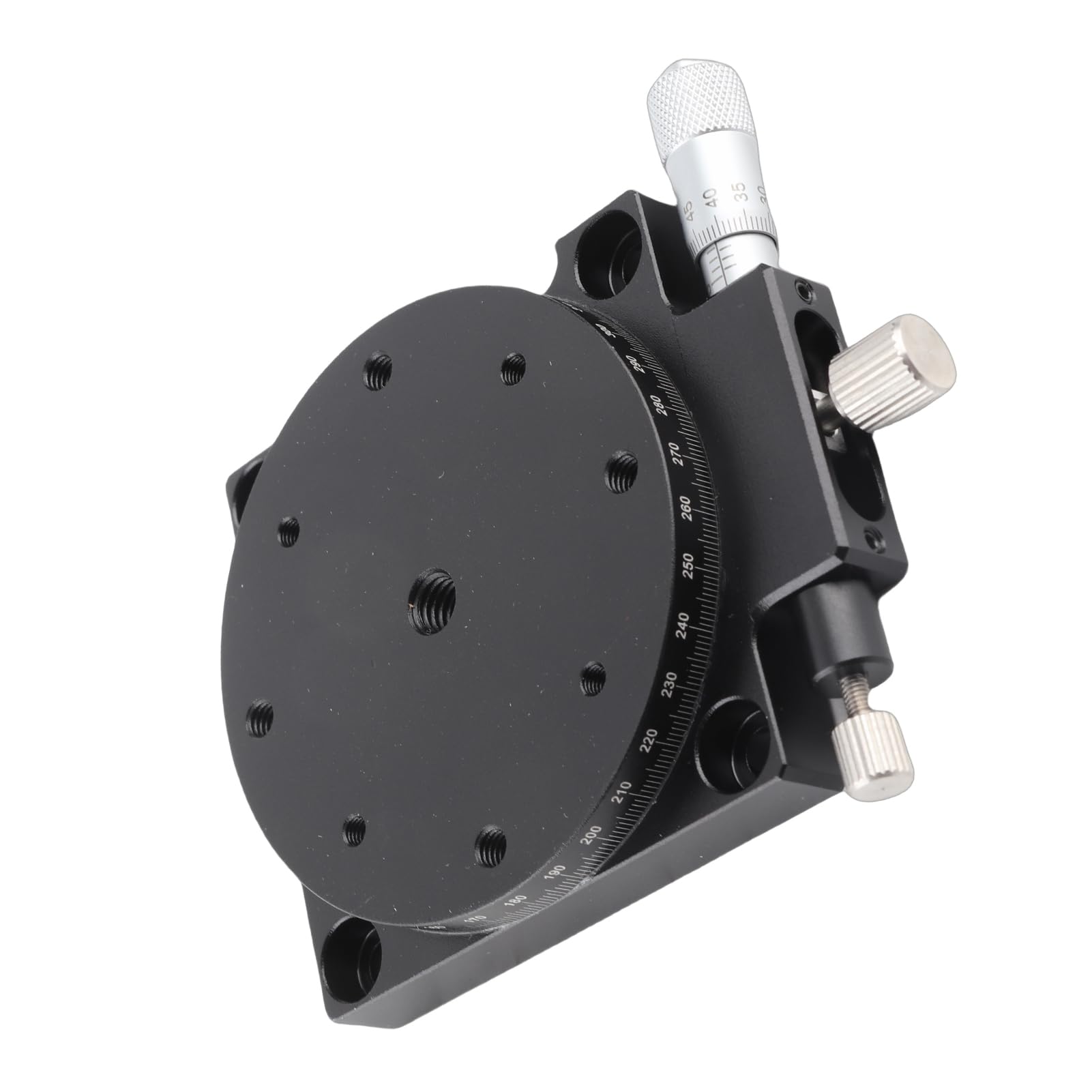 Manuelle Verschiebungsplattform, Rotierender Lineartisch mit R-Achsen, 360°-Schiebetisch, Optischer 60-mm-Feinabstimmungstisch mit RS60L, Ideal für Produktionsmaschinen