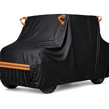 Heavy Duty UTV Cover for AAA, All Weather Outdoor Side by Side Cover Water Resistant Wind Resistant UTV Storage Cover Outdoor Protection