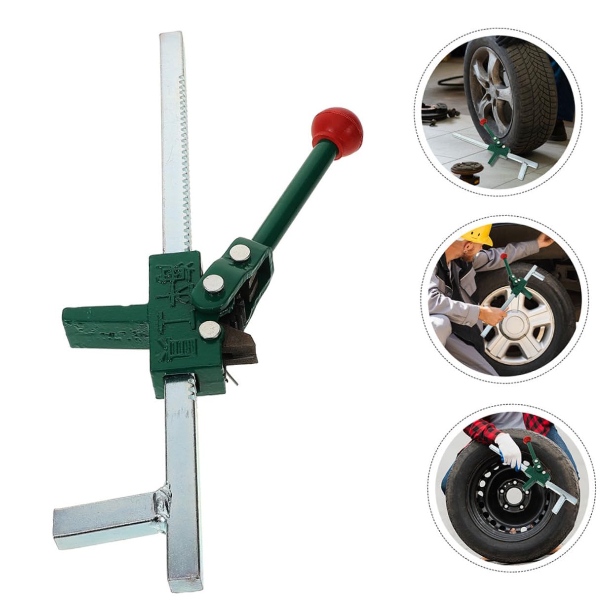 MAGICLULU Espansore Manuale Per Pneumatici Smontagomme Portatile Strumento Per Rapida Espansione Pneumatici Per Auto e Camion Costruito in Acciaio Robusto Per Durata Lungo Termine Sicuro