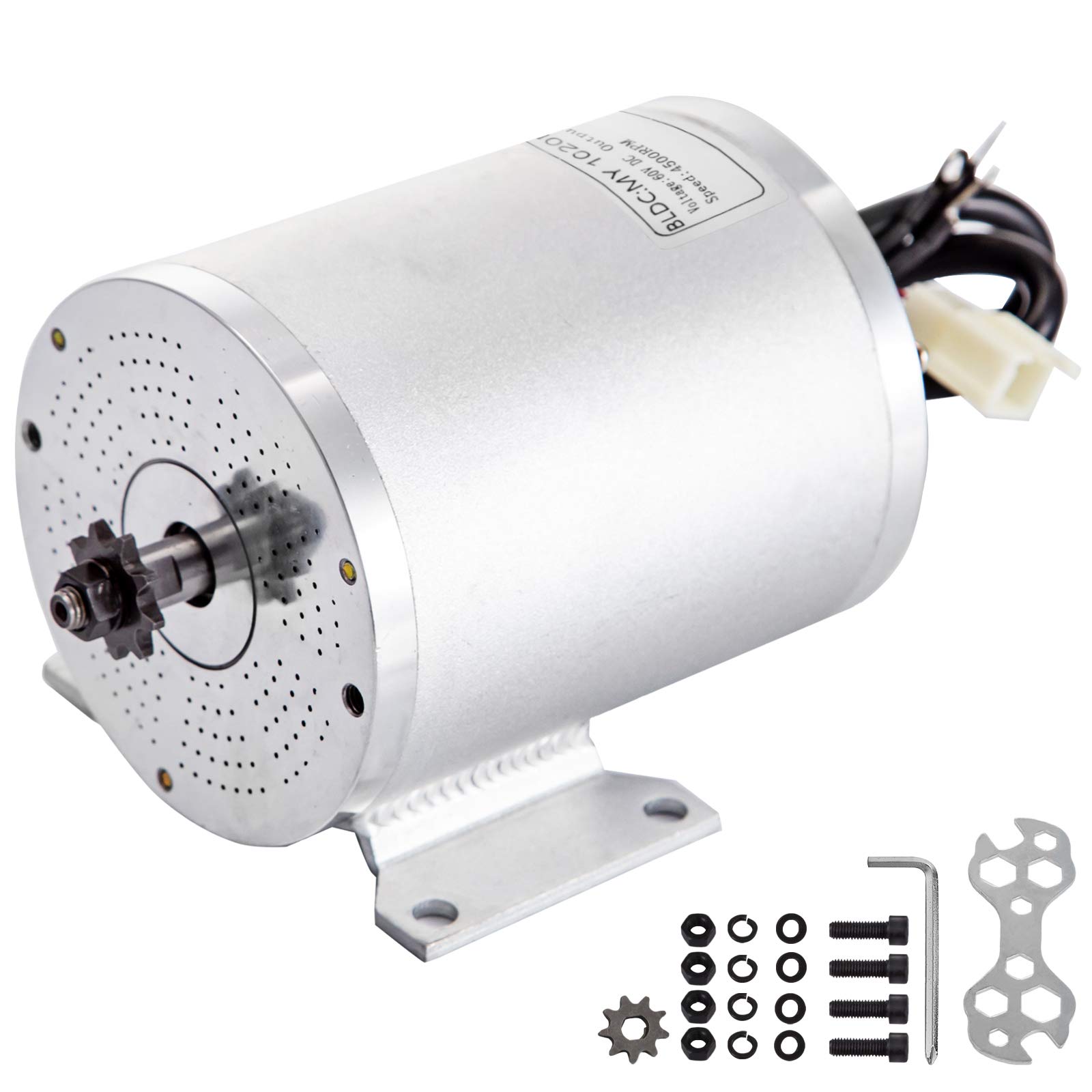 Buy VEVOR 2500W 60V Brushless DC Motor,2500W Brushless Motor 4500 RPM